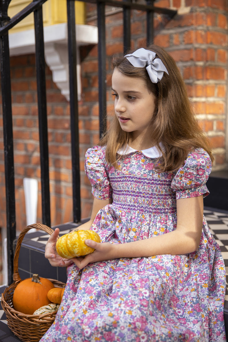 Constance Handsmocked Girl Dress