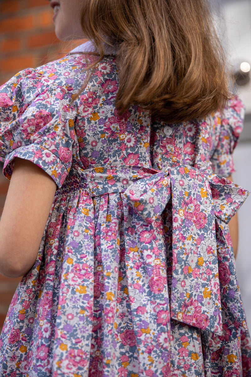 Constance Handsmocked Girl Dress