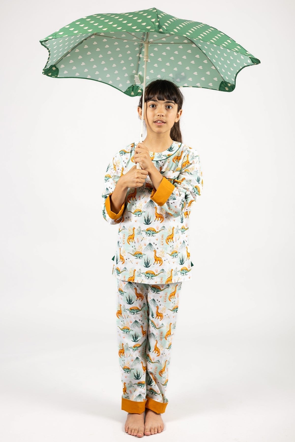 Organic baby bedding: dinosaur summit - organic cotton kids pyjama set | KIDDYKIND