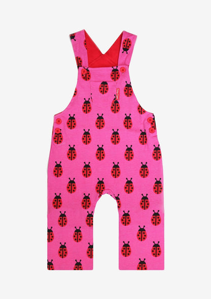 Organic Ladybird Print Dungarees - Toby Tiger UK Retail