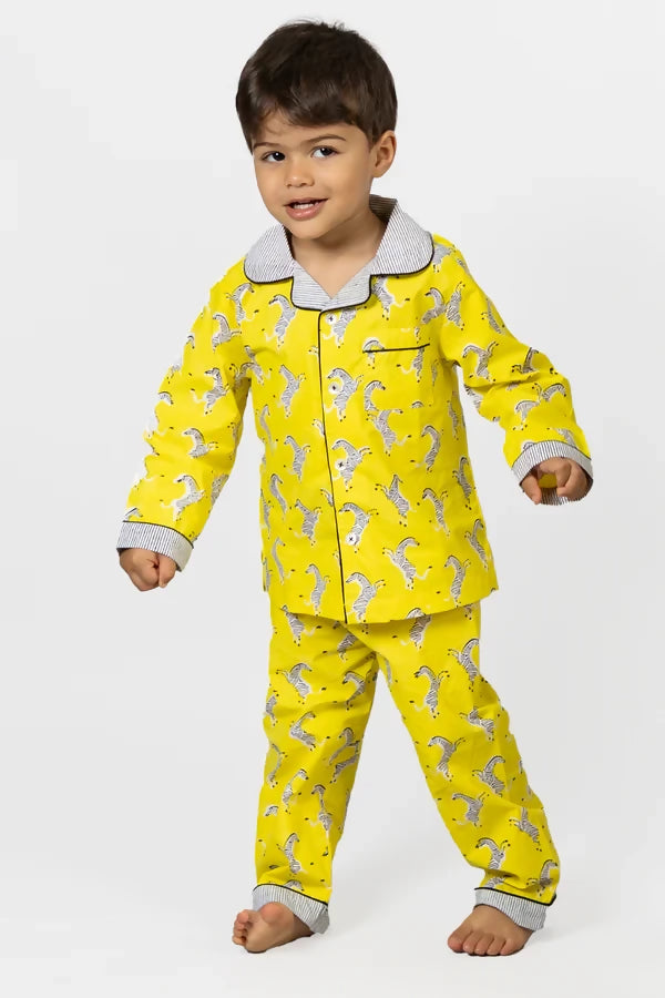 Zeba's Joyful Gallop - Organic Cotton Kids Pyjamas