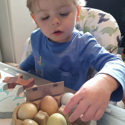 Wooden Eggs | open-ended wooden toy for kids UK