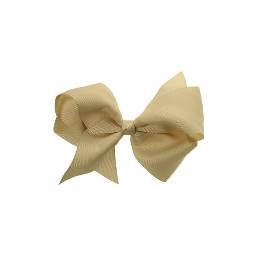Extra Large Bow Clip - Beige by Beatrice and Bee, vetted by KIDDYKIND