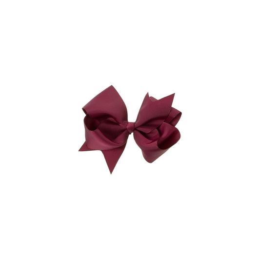 Extra Large Bow Clip - Burgundy by Beatrice and Bee, vetted by KIDDYKIND