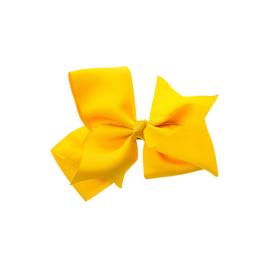 Extra Large Bow Clip - Mustard by Beatrice and Bee, vetted by KIDDYKIND