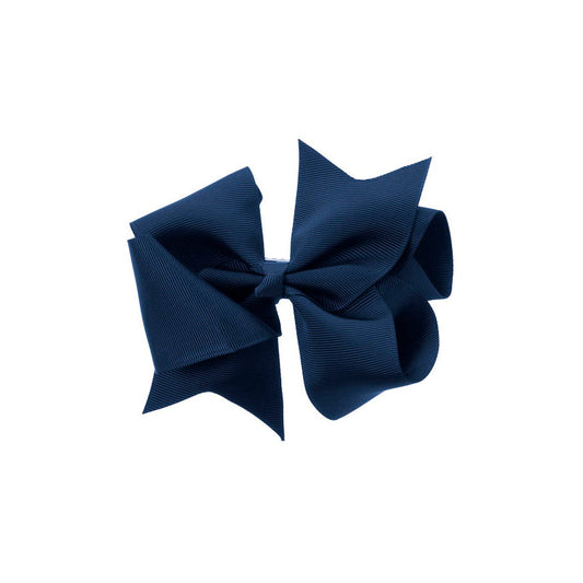Extra Large Bow Clip - Navy Blue by Beatrice and Bee, vetted by KIDDYKIND