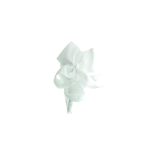Extra Large Bow Hairband - White by Beatrice and Bee, vetted by KIDDYKIND