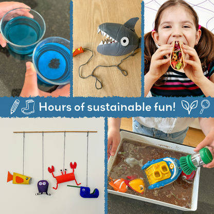 Sustainable Montessori toy: UNDER THE SEA - Children’s eco activity kit (Age 5+) | KIDDYKIND
