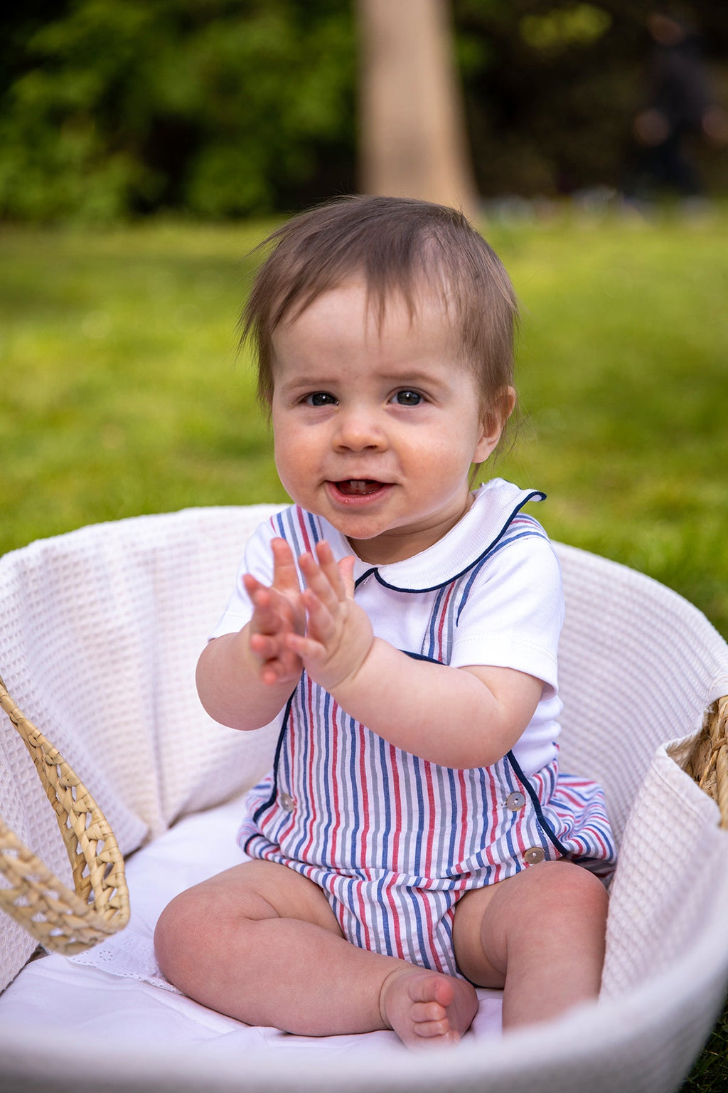 Felix Baby Boy Bodysuit - Navy