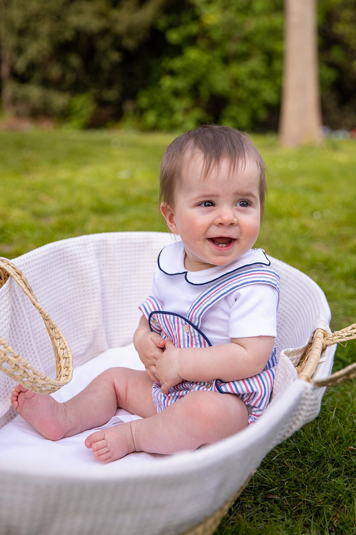 Felix Baby Boy Bodysuit - Navy