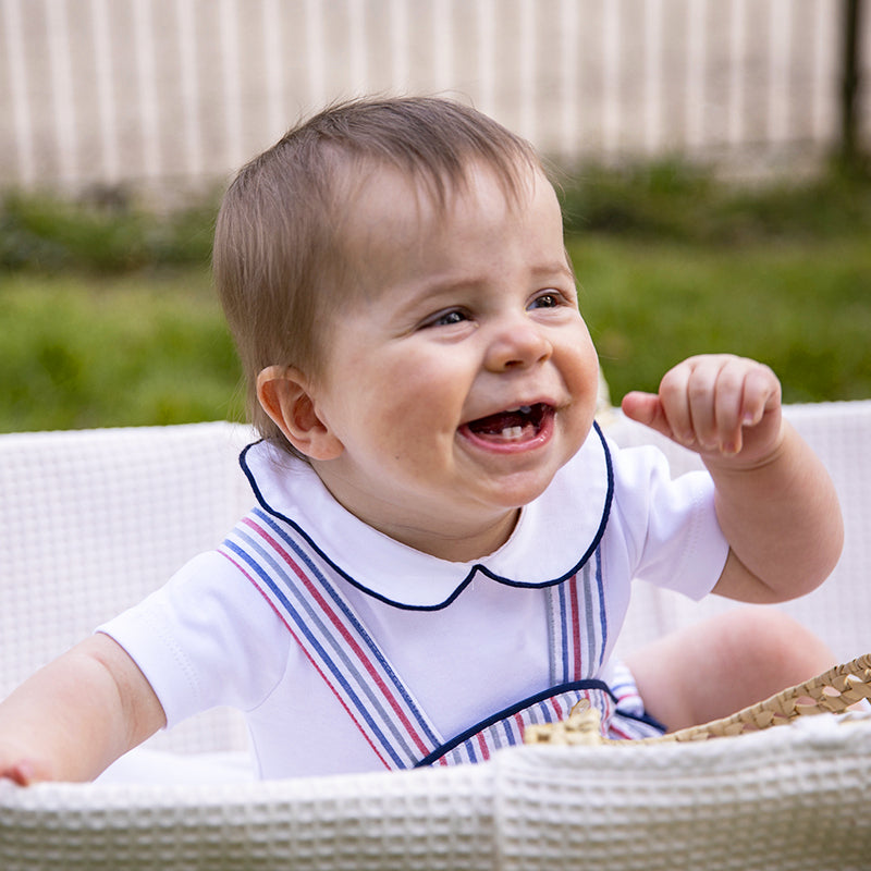 Felix Baby Boy Bodysuit - Navy
