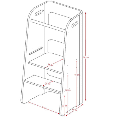 Wooden Toddler Learning Tower