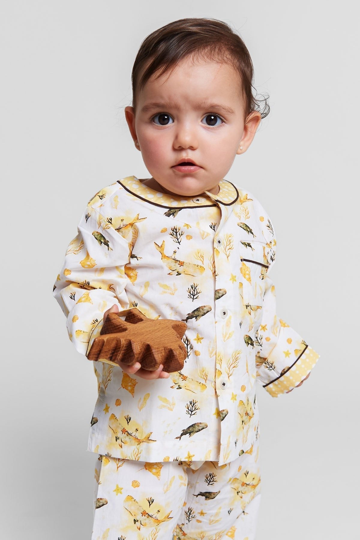 Organic baby bedding: galapagos dreaming - organic cotton baby pyjama set | KIDDYKIND