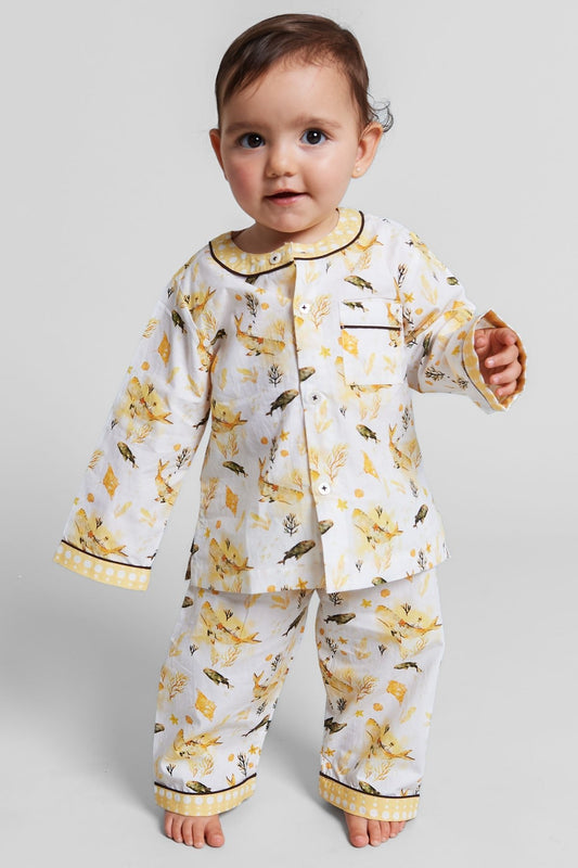 galapagos dreaming - organic cotton baby pyjama set