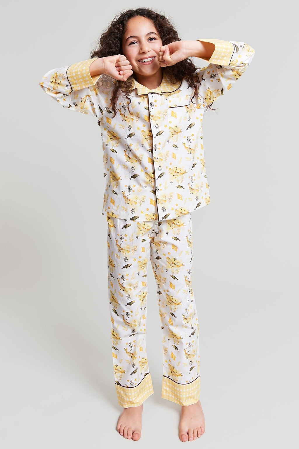 galapagos dreaming - organic cotton kids pyjama set - Kutti Lulu