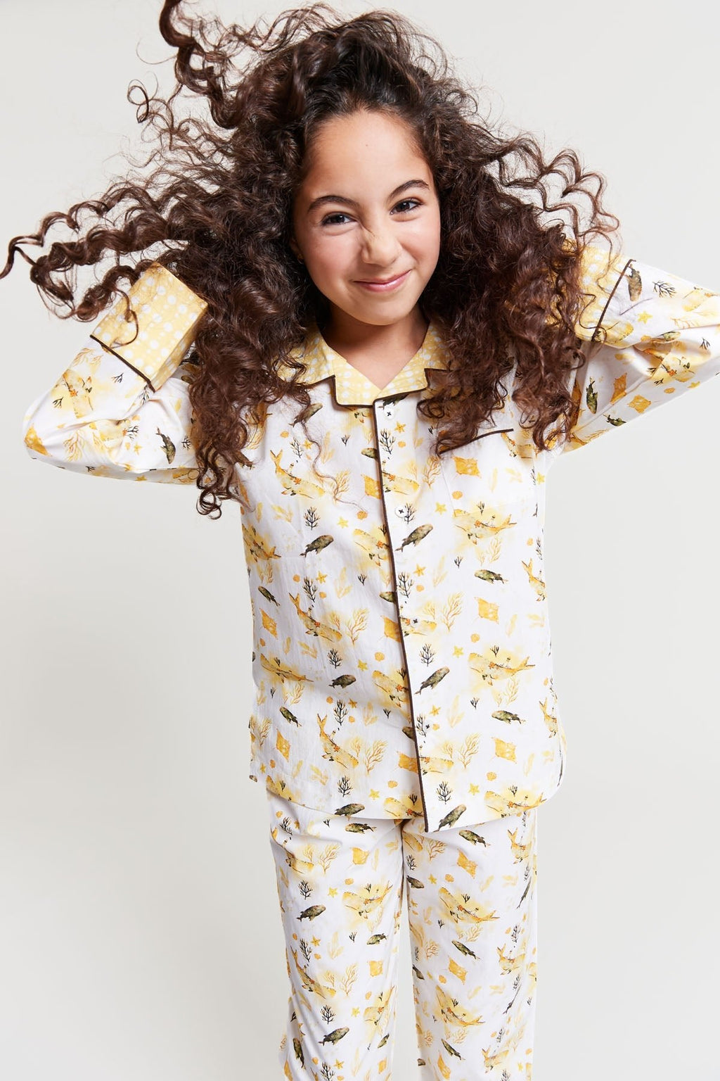 galapagos dreaming - organic cotton kids pyjama set - Kutti Lulu