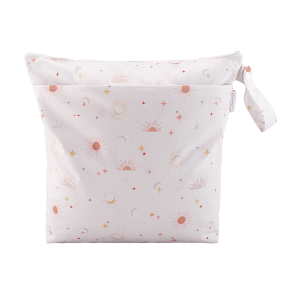 Modern Cloth Nappies Grab and Go Nappy Wet Bags With Handle - Celestial - reusable wet bag - sustainable eco-friendly reusable baby nappies UK | Kiddykind
