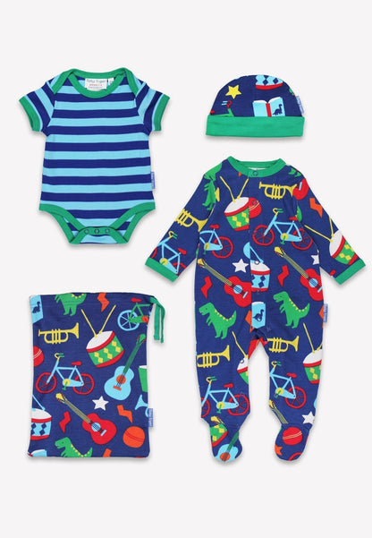 Organic Toys Print Baby Gift Set - Toby Tiger