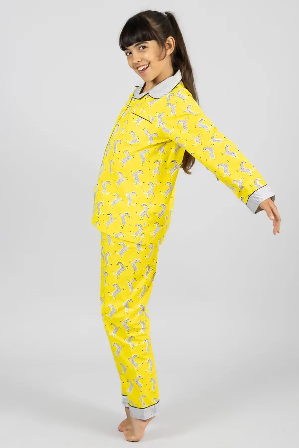 Zeba's Joyful Gallop - Organic Cotton Kids Pyjamas