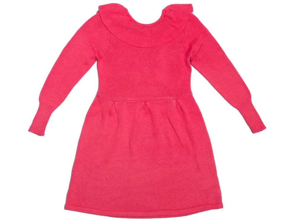 Ruffle Dress - Cashmere & Organic Cotton