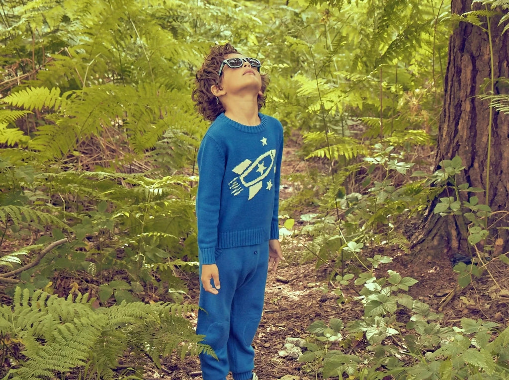 Rocket Space Jumper - Cashmere & Organic Cotton