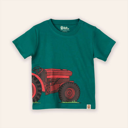 Red tractor tee