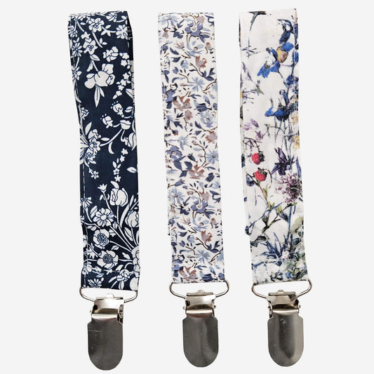 Himmel Blue Pacifier Clips