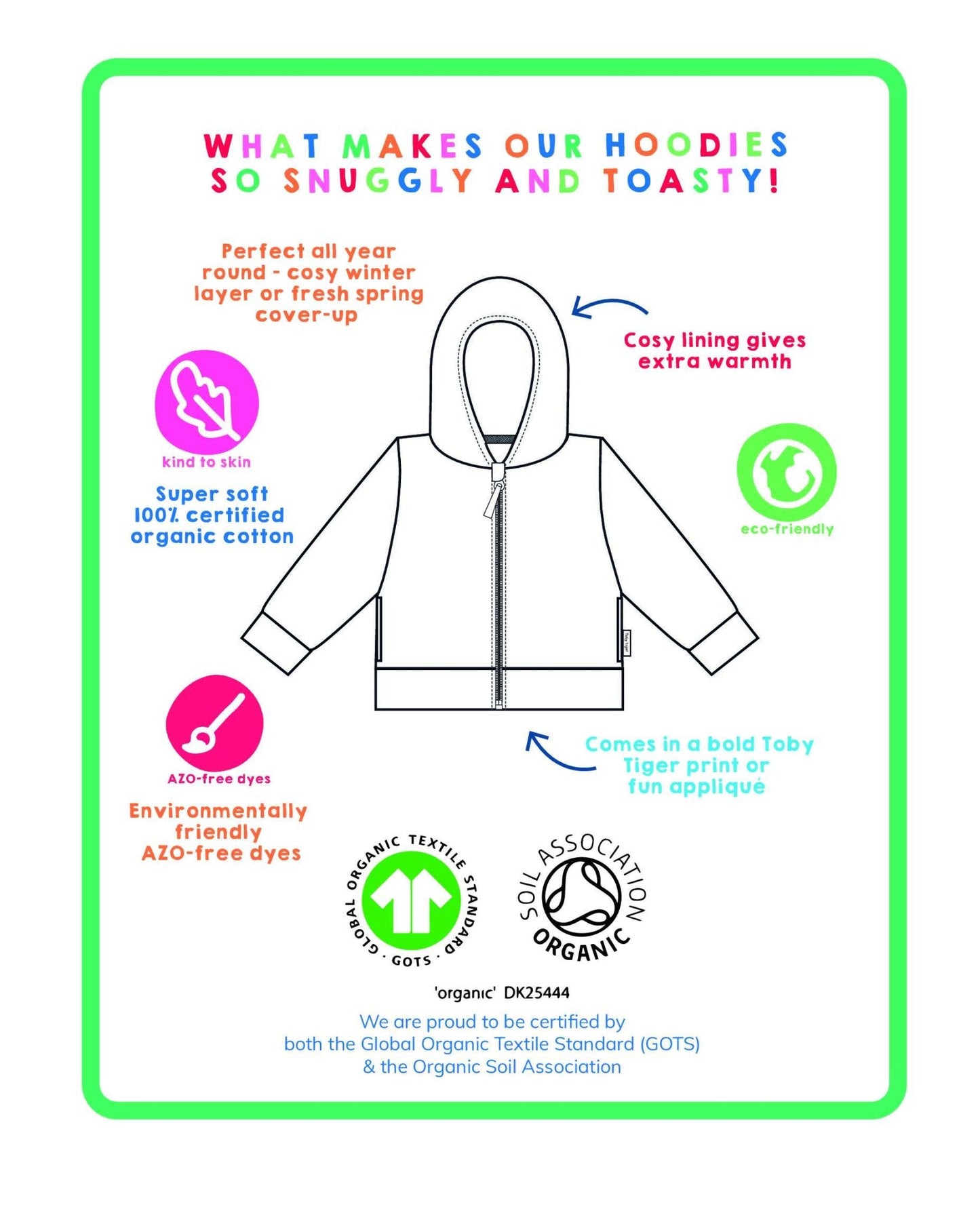 Organic Transport Print Hoodie