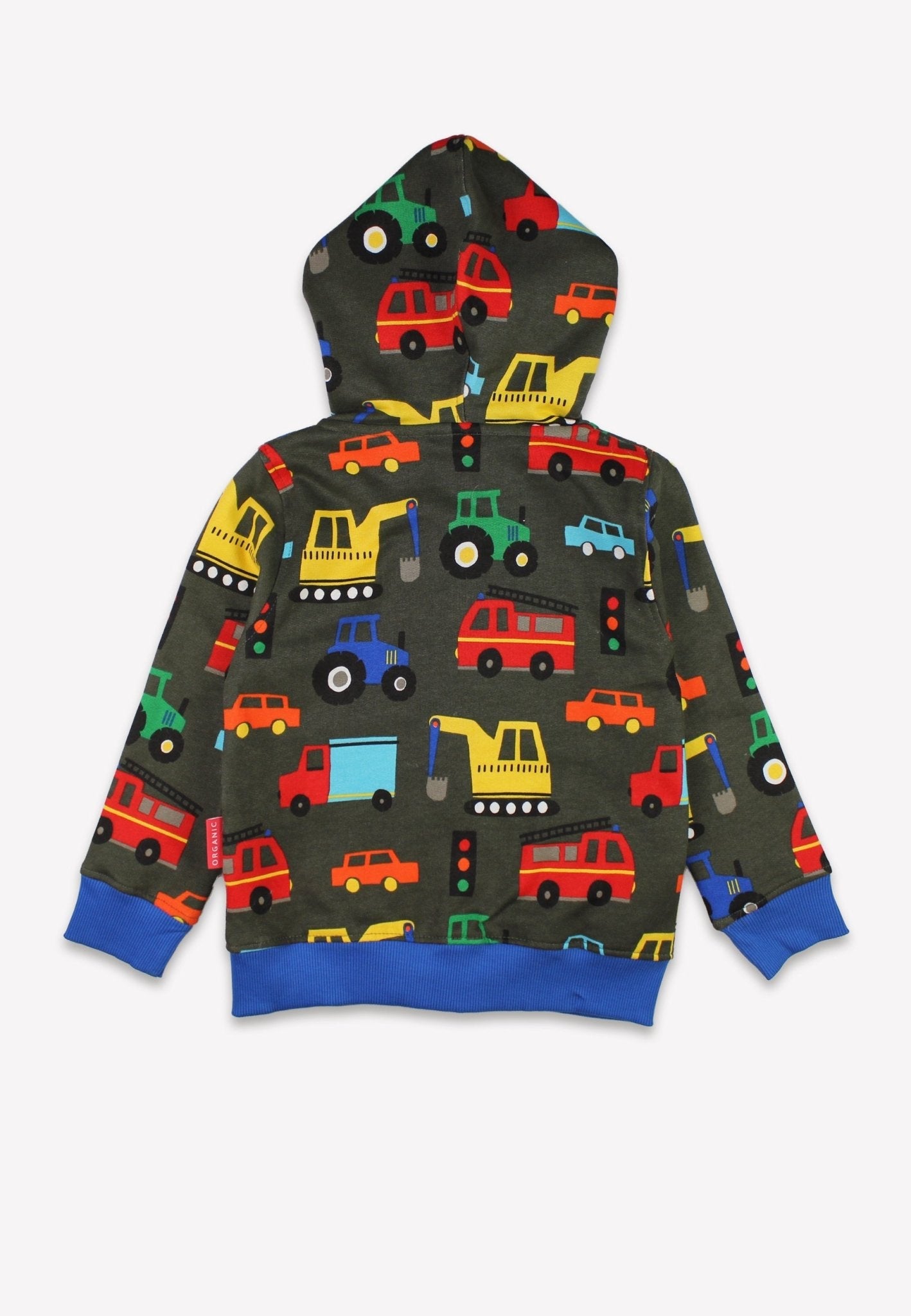 Organic Transport Print Hoodie