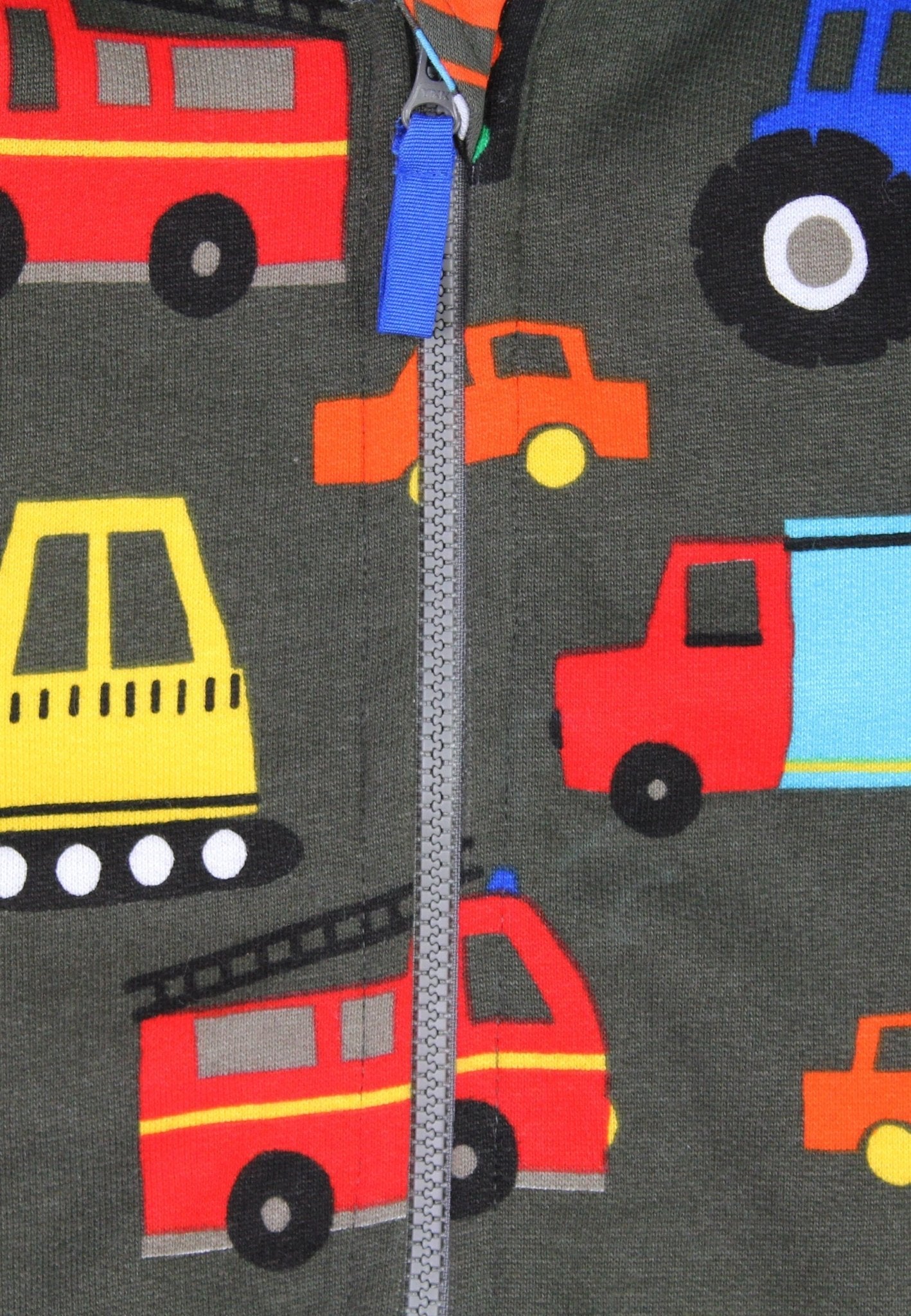 Organic Transport Print Hoodie