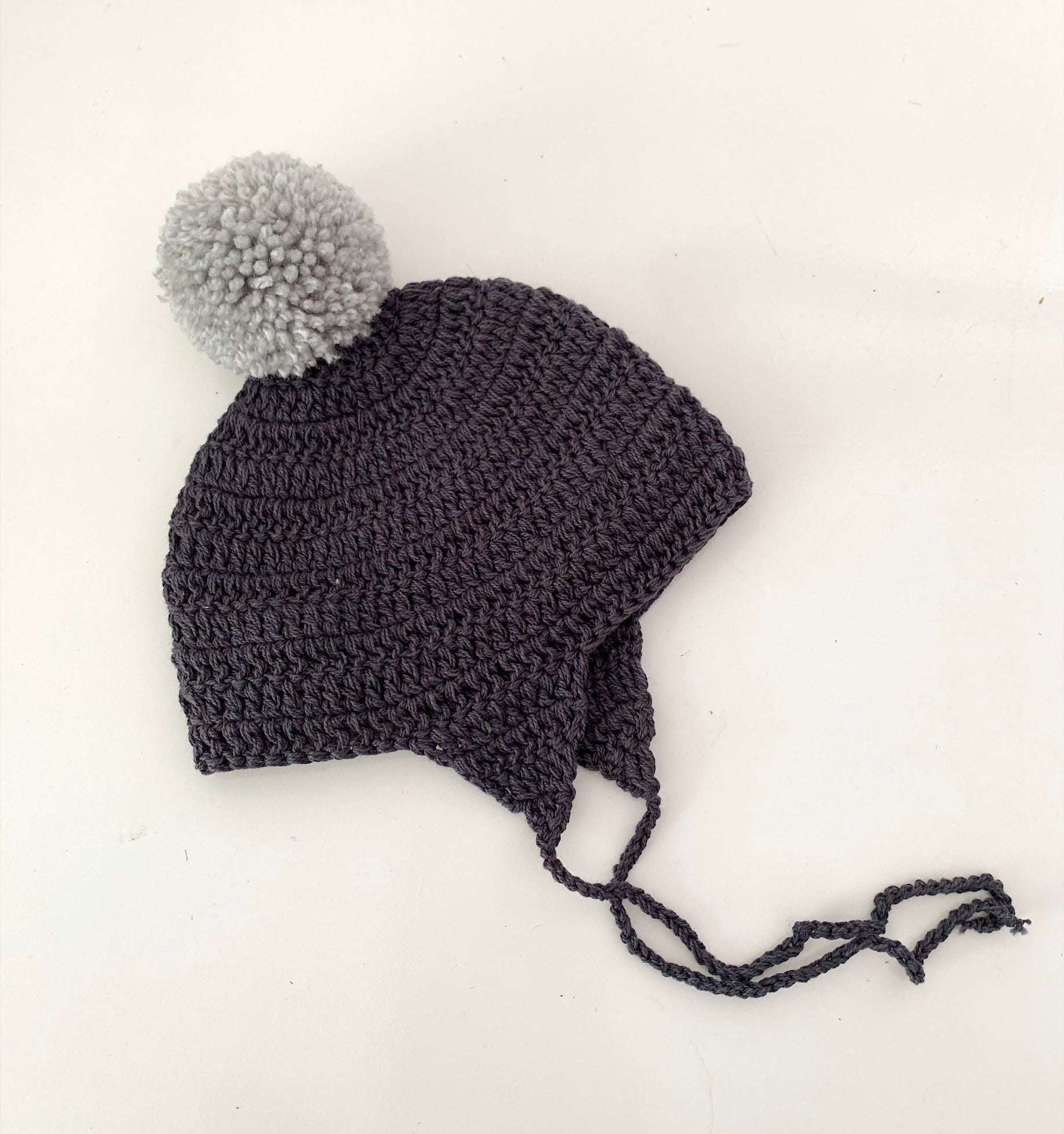Acorn Bonnet, organic cotton baby hat