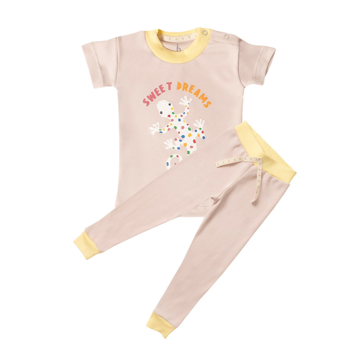 Pima cotton kids pyjamas, organic cotton kids pyjamas, natural kids pyjamas, organic kids pyjamas, iguana print kids pyjamas, kids unisex sleepwear. Inca Hugs