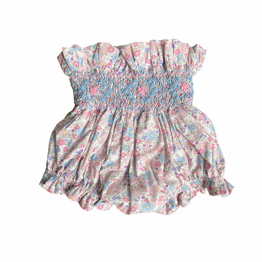 Isabella Handsmocked Baby Girl Bloomers