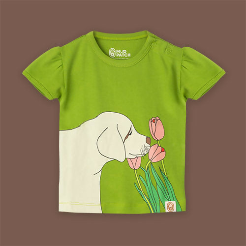 Tulip pup tee