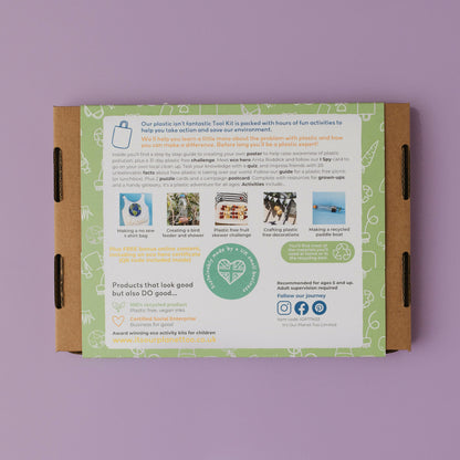 Sustainable Montessori toy: PLASTIC ISN'T FANTASTIC - Children’s eco activity kit (Age 5+) | KIDDYKIND