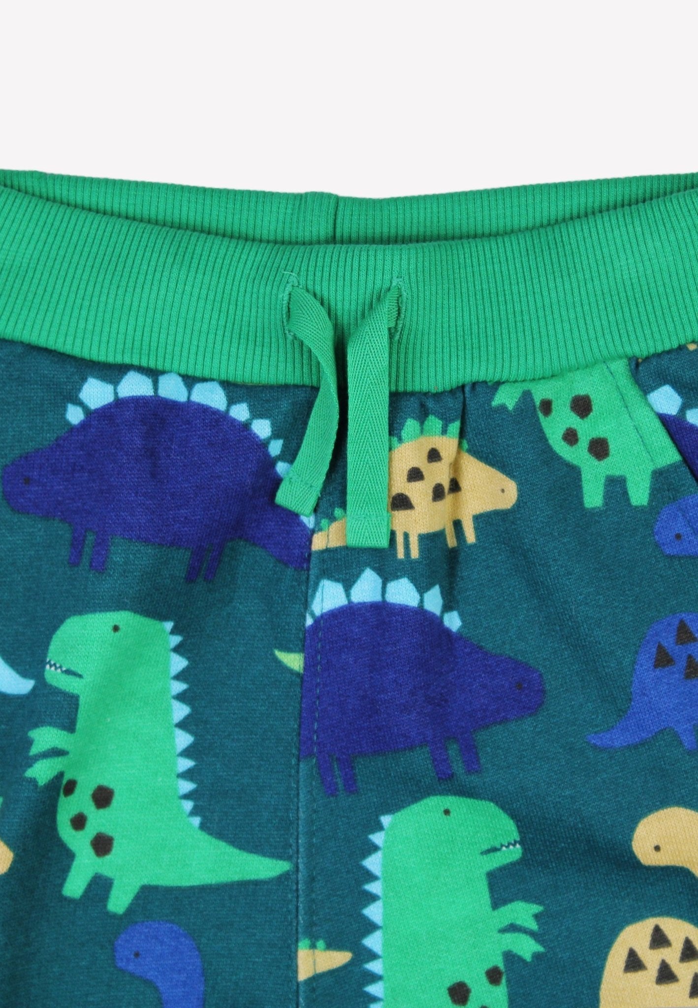 Organic Tonal Dinosaur Print Joggers by Toby Tiger, GOTS-certified, vetted by KIDDYKIND