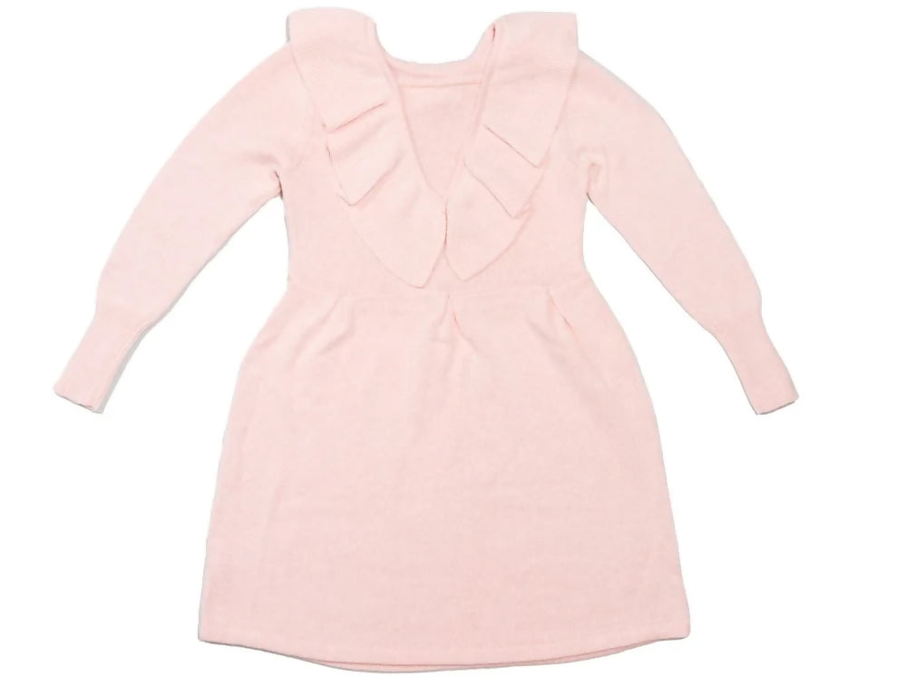 Ruffle Dress - Cashmere & Organic Cotton