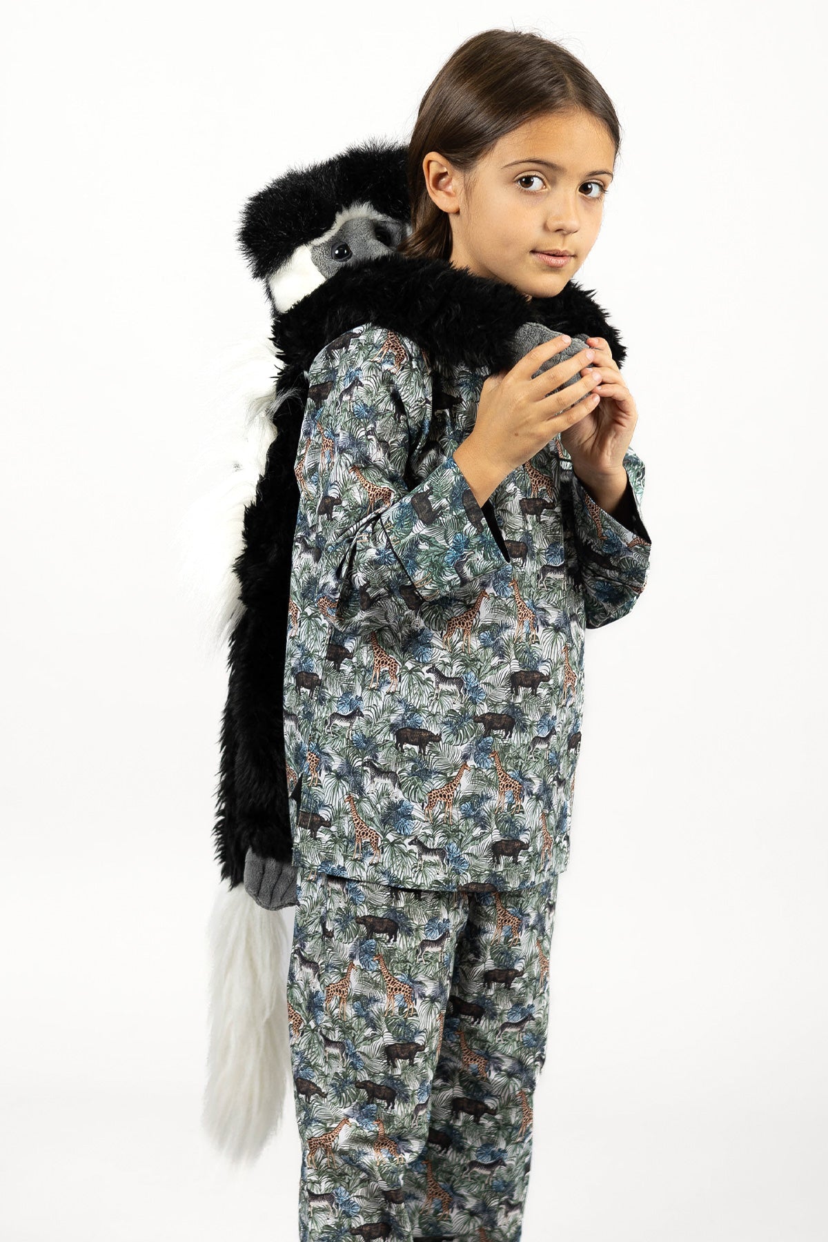 jungle maze - organic cotton kids pyjama set