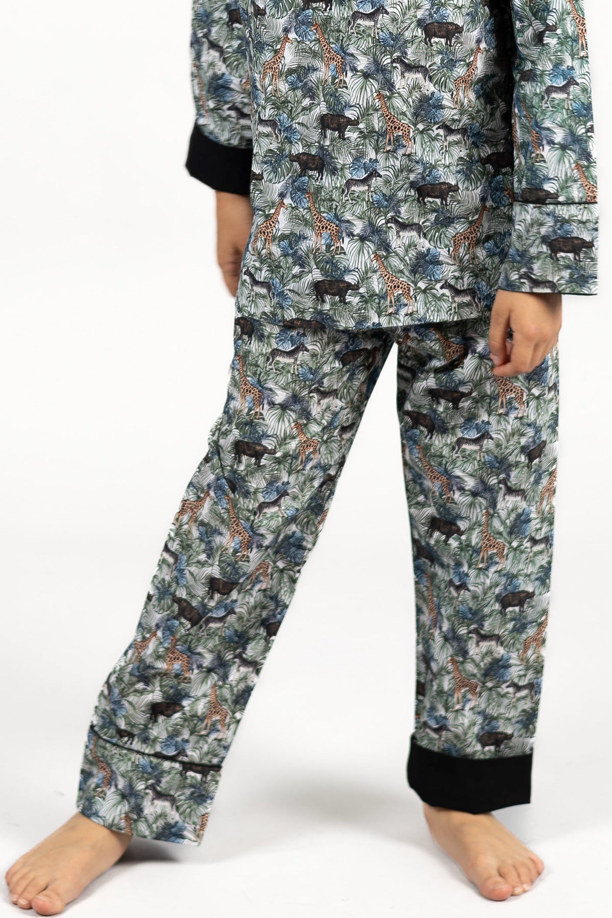 jungle maze - organic cotton kids pyjama set