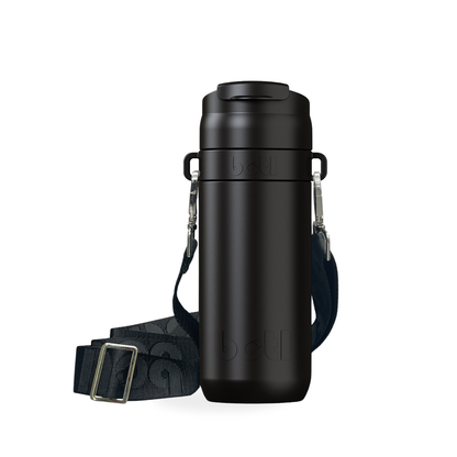 Sustainable kids bottle: Insulated Travel Mug 400ml Leakproof Coffee Cup Stainless Steel BPA-Free | Vamp black | BOTL | KIDDYKIND