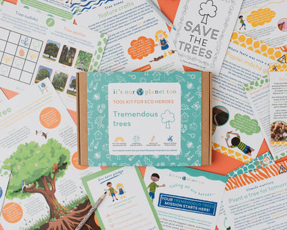 TREMENDOUS TREES - Children’s eco activity kit (Age 5+) — Montessori wooden toy UK | KIDDYKIND