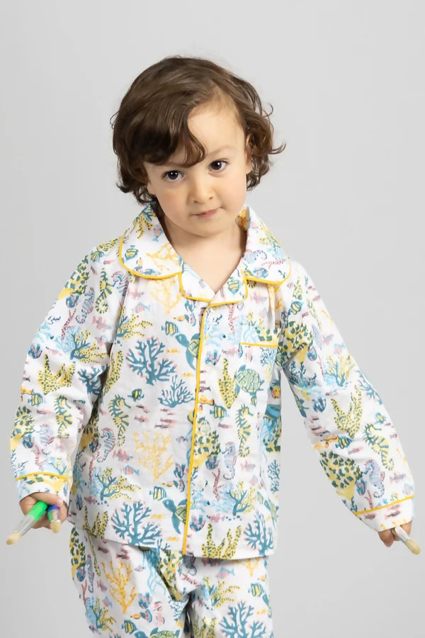 organic cotton kids pyjamas, award winning kids organic pyjamas Kutti Lulu