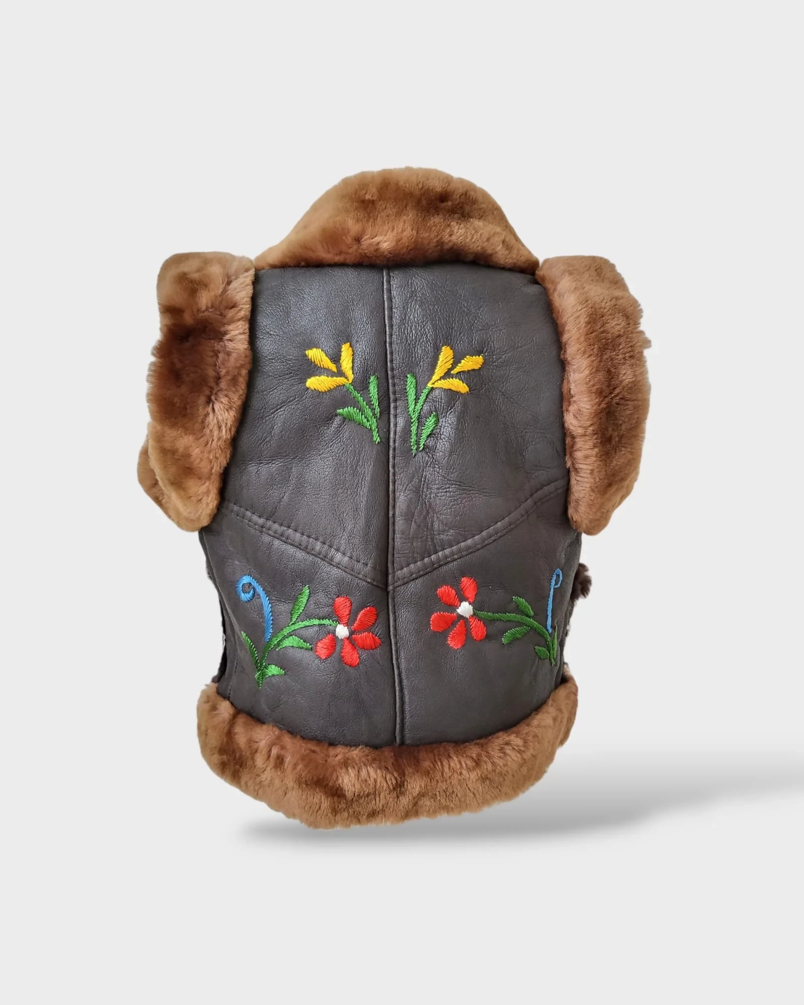 Leather & Lambskin Kid's Gillet - Adams