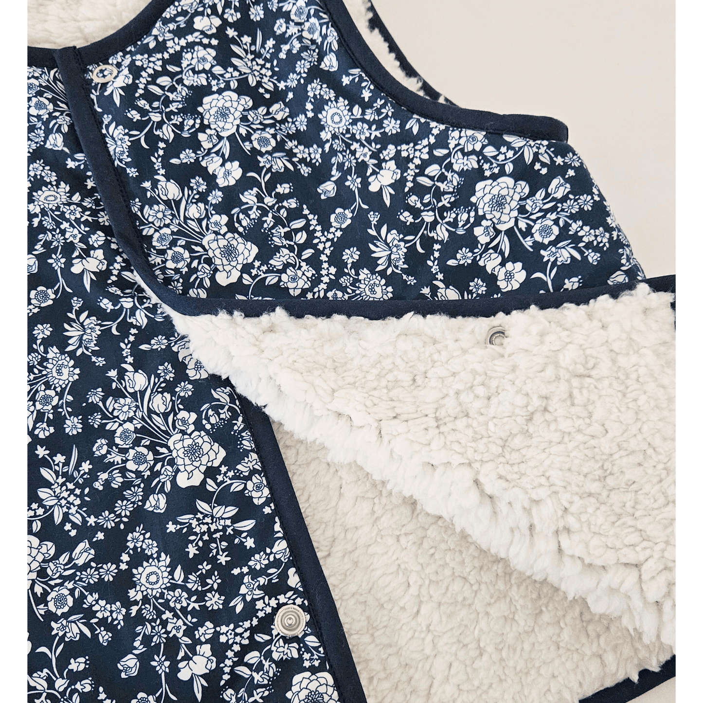 Kids Stylish Vest - Blue Himmelblomst