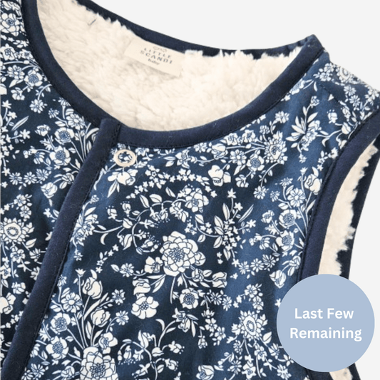 Kids Stylish Vest - Blue Himmelblomst