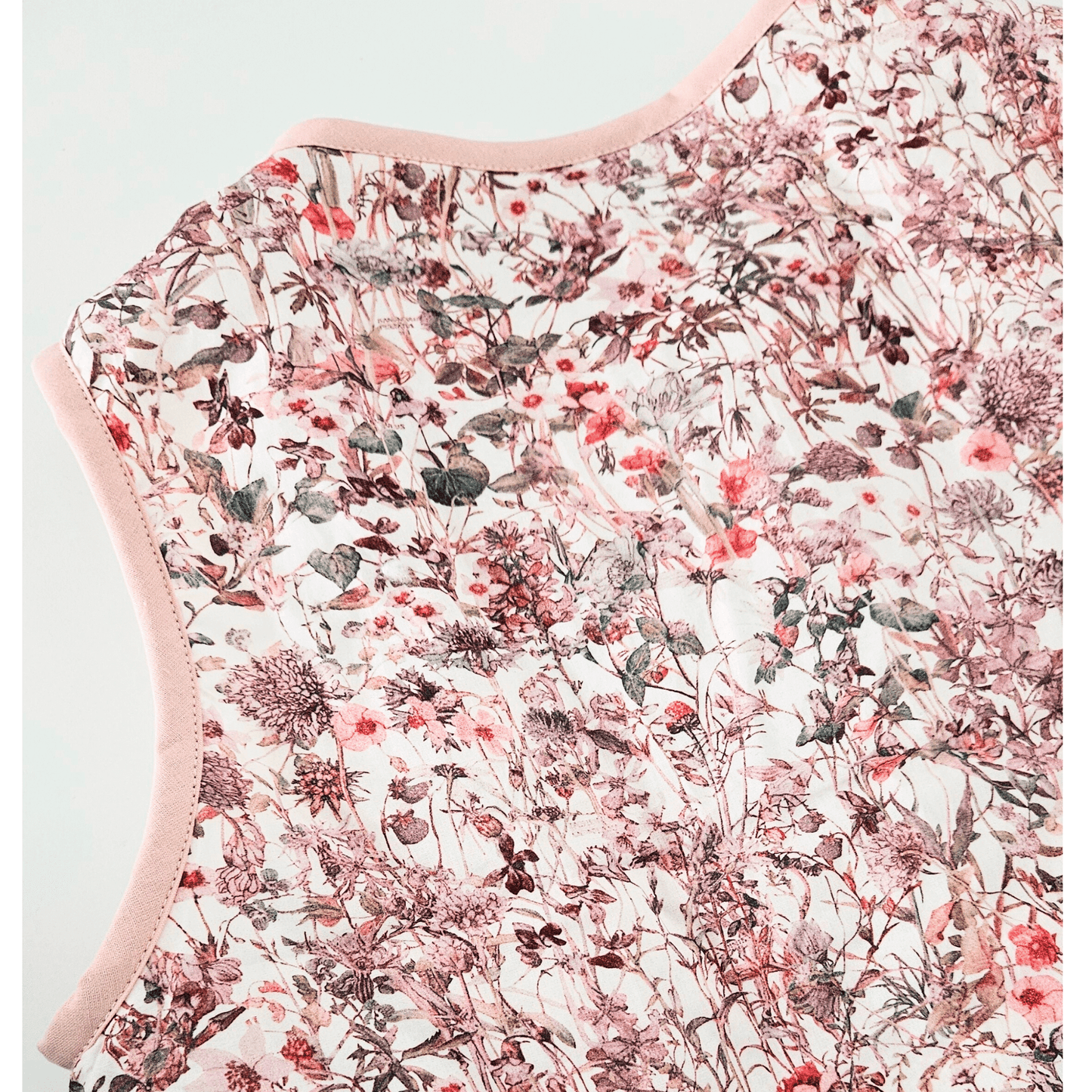 Kids Stylish Vest Pink Rosablomst