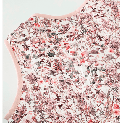 Kids Stylish Vest Pink Rosablomst