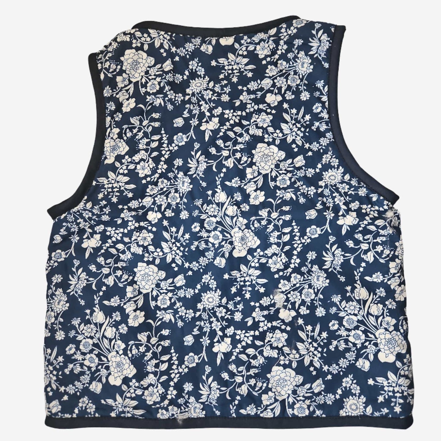 Kids Stylish Vest - Blue Himmelblomst | organic baby clothes UK — KIDDYKIND