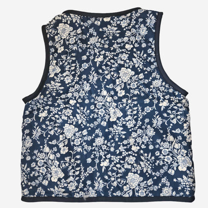 Kids Stylish Vest - Blue Himmelblomst | organic baby clothes UK — KIDDYKIND