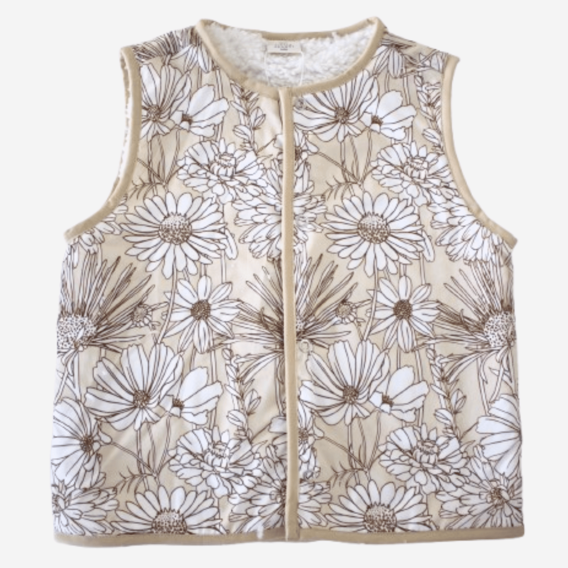 Kids Stylish Vest - Bloom In The Wild | sustainable organic baby UK